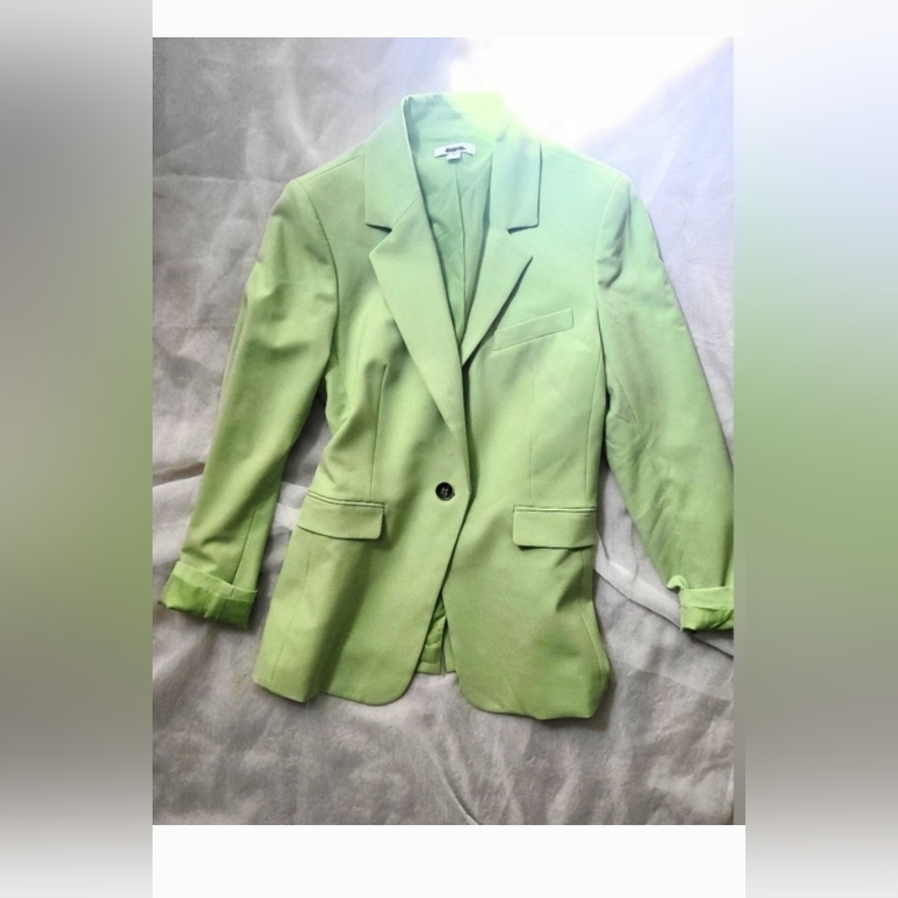 NWOT! Fall Bar III Business Blazer Lined Button Front Women's Chic Suit Jacket 8